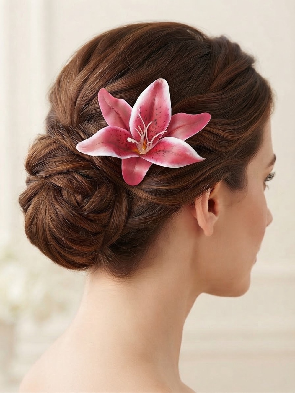 Piper-K Twist, Tuck and Go Hibiscus Hair Pin - NWT